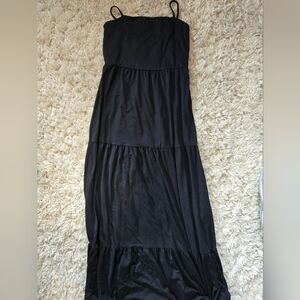 SO Elegant Black Maxi Dress